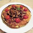 Tortilla de queso rallado
