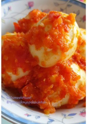 Foto resep Balado Telur Tidak Pedas