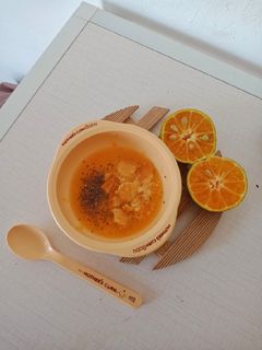 Foto resep MPASI 6 MONTH | JERUK PERAS + REMAHAN BISKUIT DAN CHIA SEED