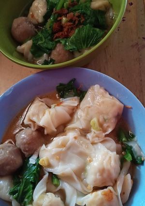 Foto resep Pangsit rebus simpel