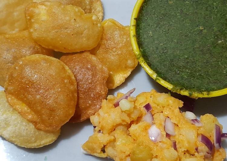 Recipe of Award-winning Puri for panipuri