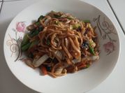 Gambar mie urai rebus