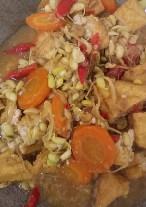 Foto resep Tumis tahu kecambah n wortel