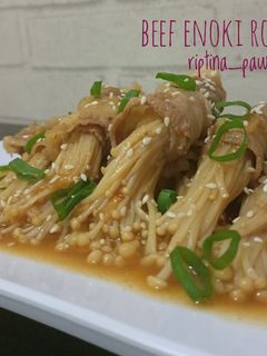 Foto resep Beef Enoki Roll Kuah