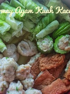 Foto resep Siomay Ayam Kuah Kacang