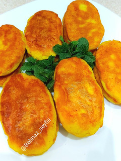 عکسی از دستور کوکو سیب زمینی🥔 (به صرفه)