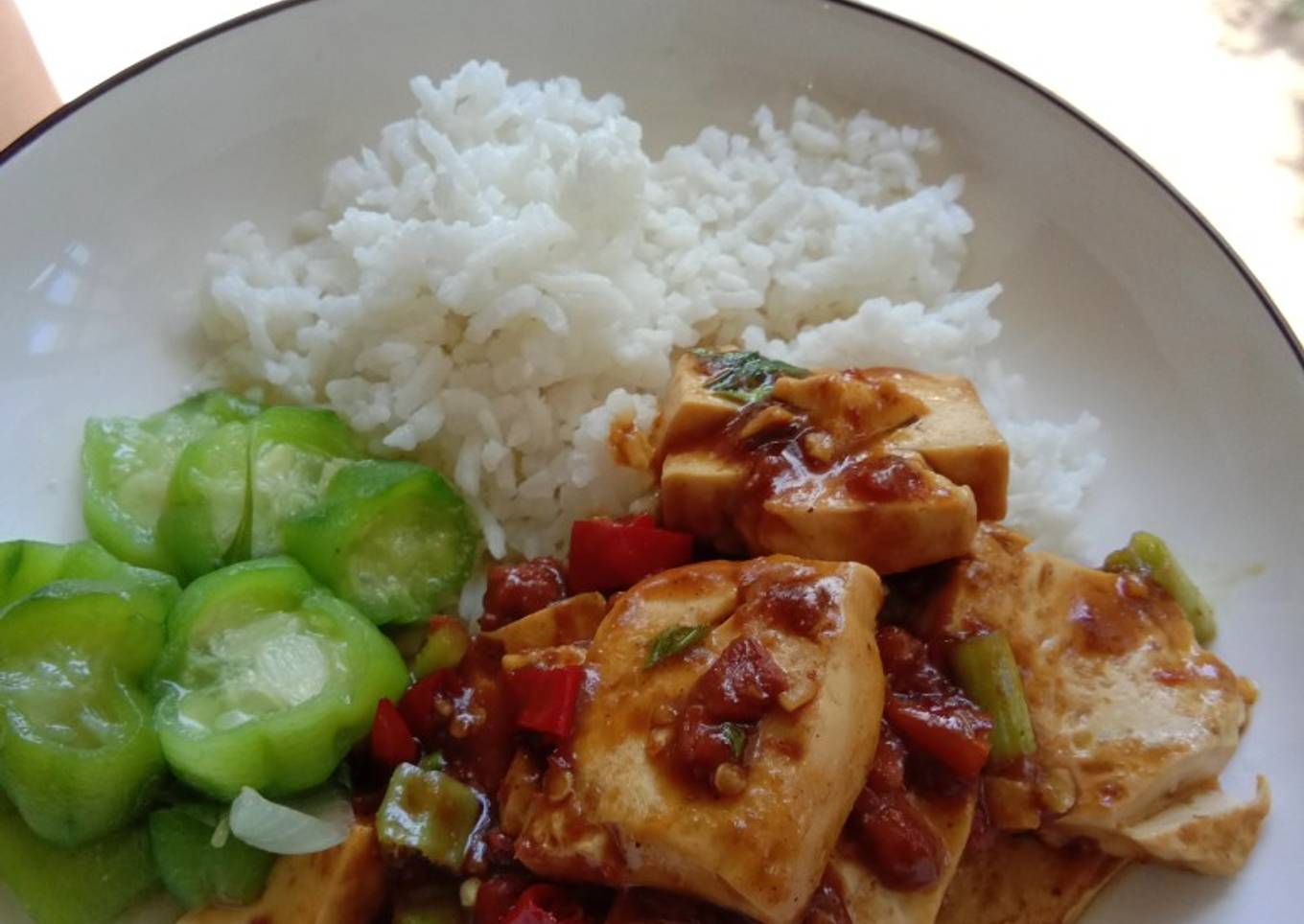 Tumis Tahu Saus Tiram