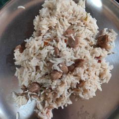 Soya fry rice A picture of Soya fry rice.