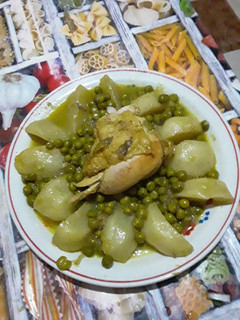 صورة لوصفة طاجين لفت وجلبانة