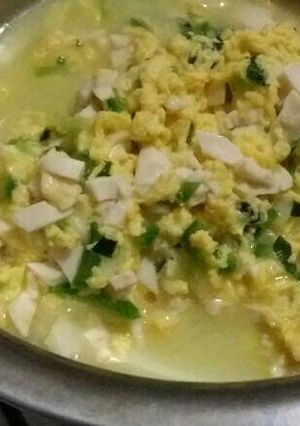 Foto resep Sup tahu telur oyong mpasi 8m+