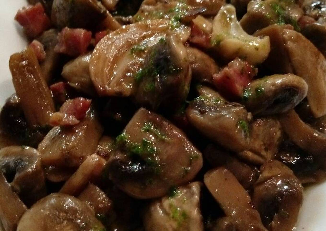 Champiñones al vino