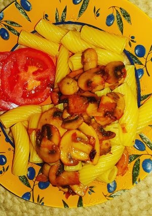 A picture of Vegan Tortiglioni Pasta Idea.