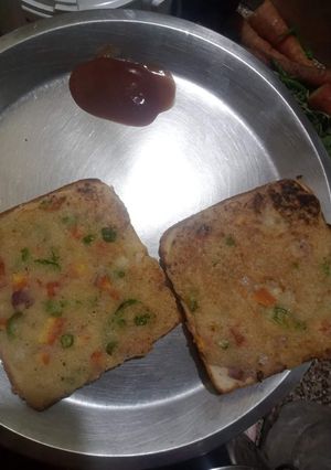 ओपन सैंडविच (Open Sandwich recipe in hindi) रेसिपी मुख्य फोटो