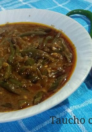 Foto resep Taucho cabe hijau