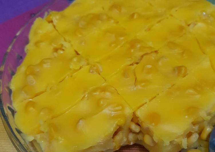 Cara ramu Puding Jagung  Cepat