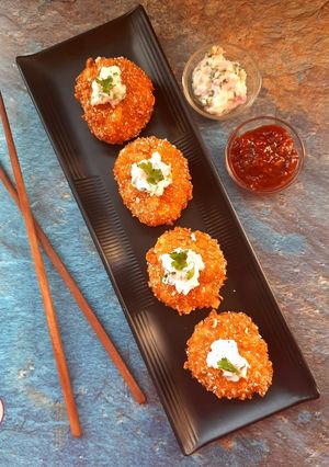 A picture of Kurkure Paneer Momos.