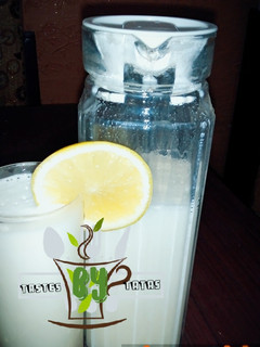 A picture of Orange-banana smoothie.