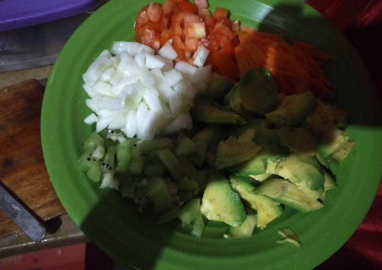 Salad buah dan sayur ala jsr (jurus sehat rosullah)