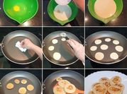 Una foto de panqueques de avena sin levadura