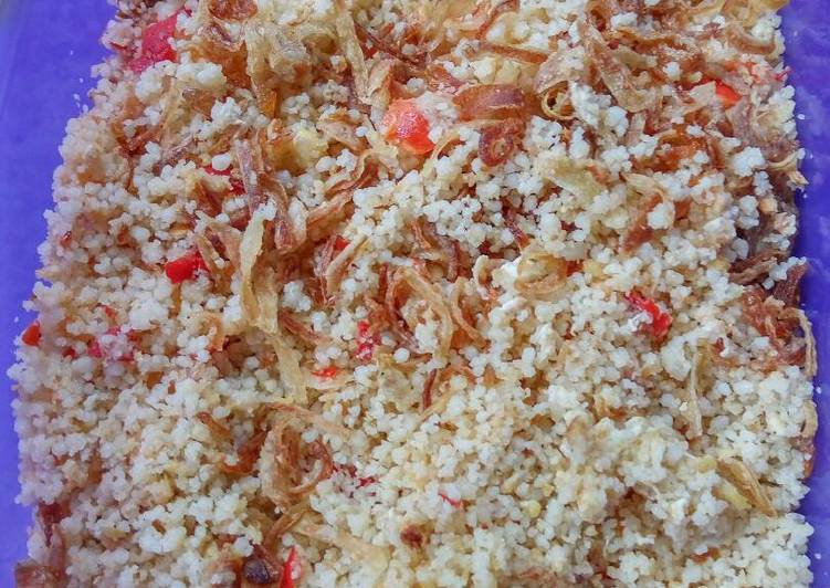 Cara Membuat Nasi jagung goreng Menggugah Selera