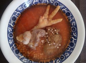 Una foto de Sopa con menudencia