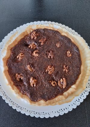 Une photo de Tarte aux noix et au miel 🍯