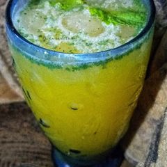 A picture of Orange mint slush.