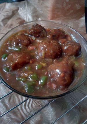 वेज मंचूरियन ग्रेवी (Veg Manchurian gravy recipe in Hindi) रेसिपी मुख्य फोटो