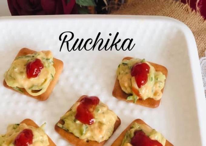 Simple Way to Prepare Quick Biscuit canapés