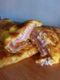 Invento rápido! 💯 Panqueques con jamón y queso 😋