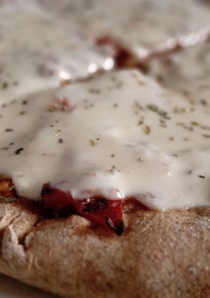 Una foto de Pizza de Harina integral