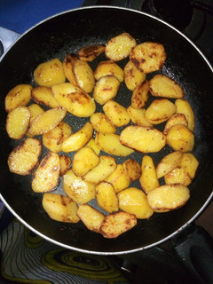 Grill potatoes ainihin hoton girkin