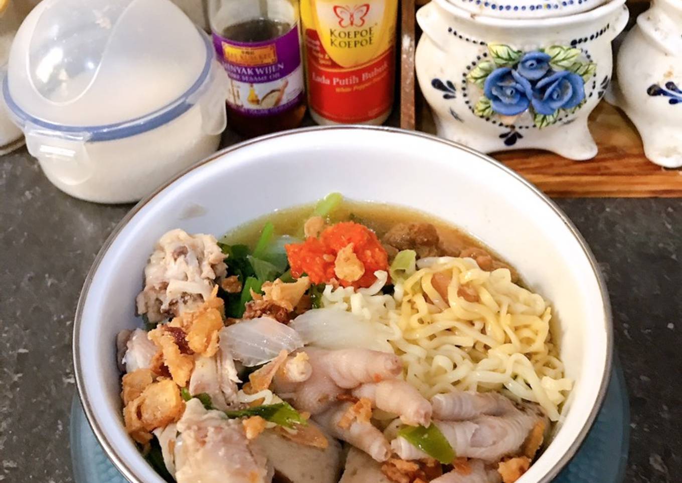 Mie Ayam Bakso Ceker Spesial