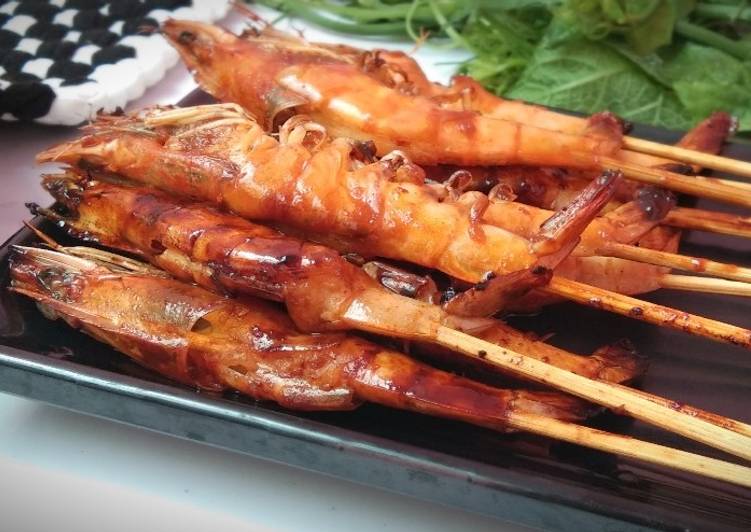 Resep Sate Udang Pedas Manis Anti Gagal