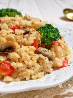 奶油蘑菇燉飯 的食譜成品照片