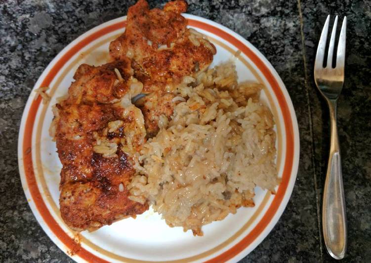 Recipe: Tasty Easy Chicken Rice with a kick Casserole