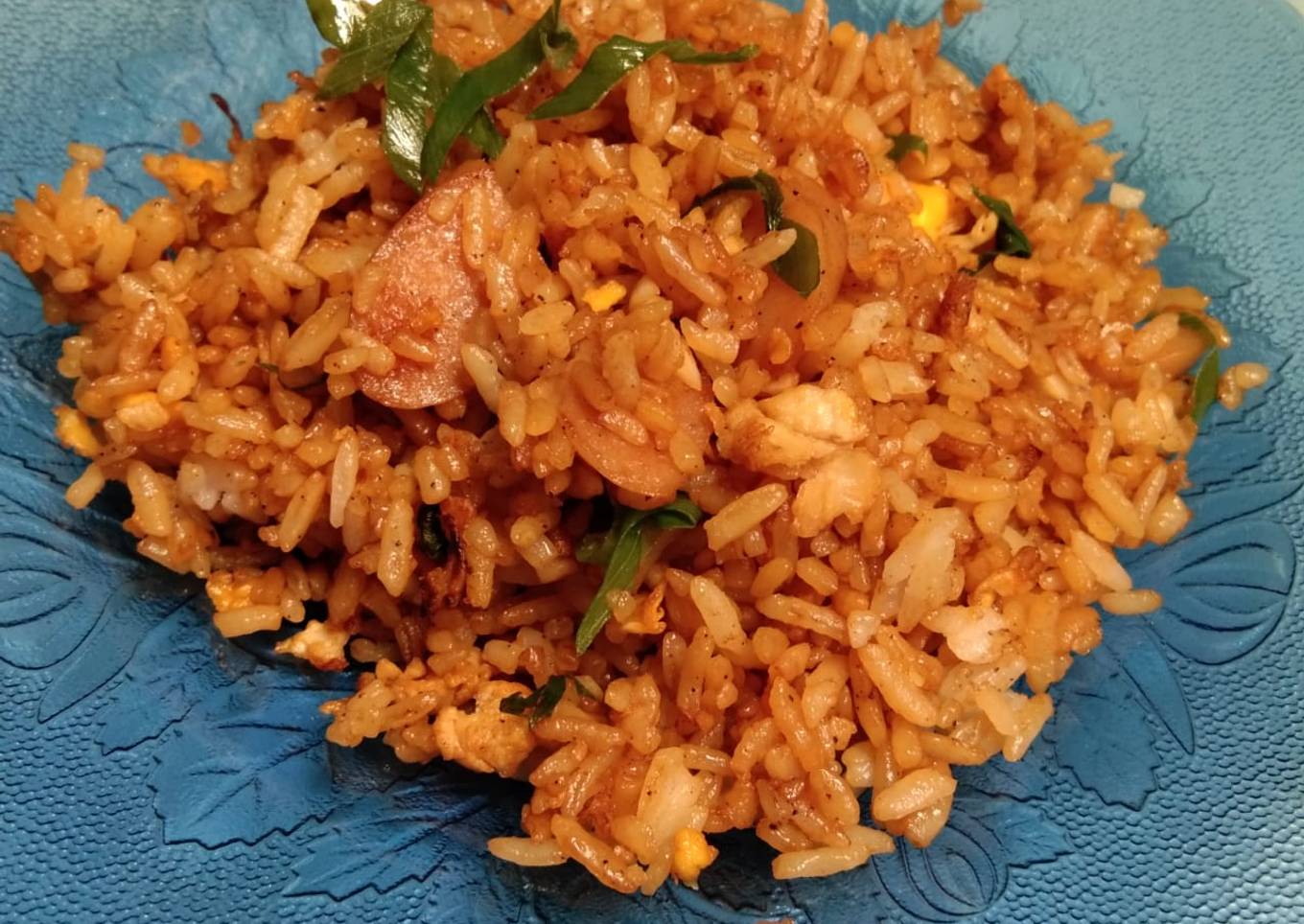 Nasi goreng sosis