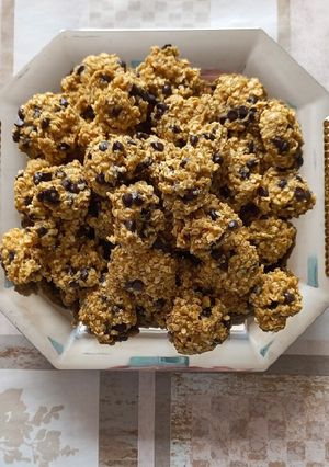 Une photo de Cookies flocons d'avoine chocolat