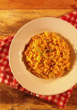 Una foto de Arroz | Paella FÁCIL, ECONÓMICA Y DELICIOSA!