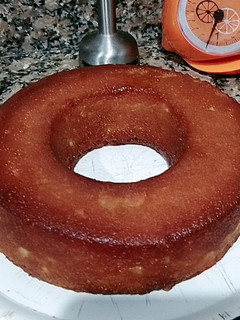 Una foto de Budín de pan con caramelo