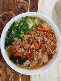 Hình của món Bún riêu cua.