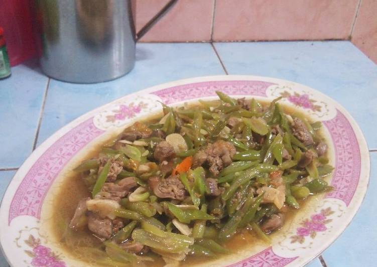 Bumbu meracik Tumis buncis hati ampela Lezat