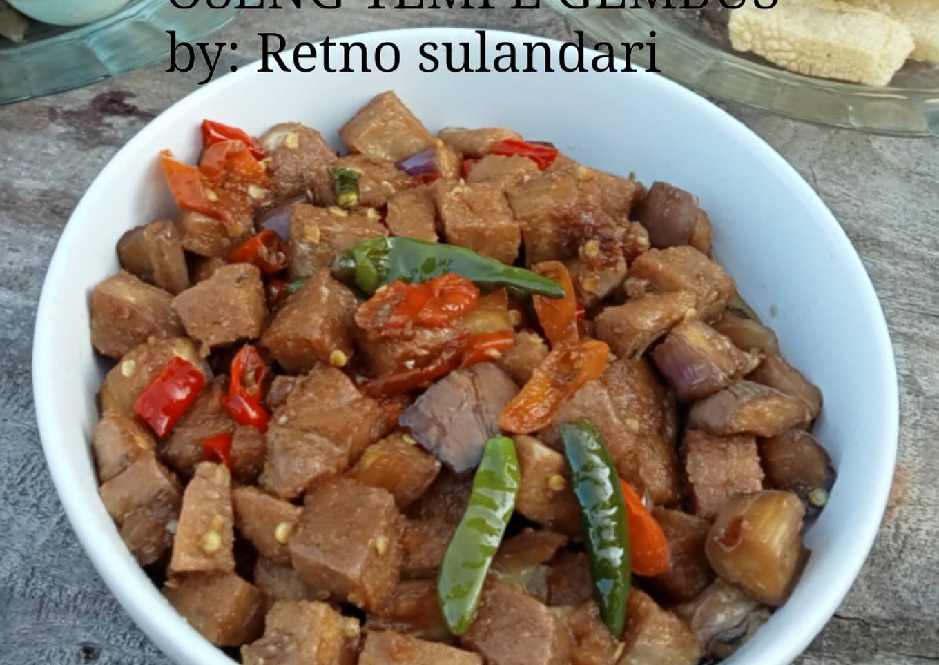OSENG TEMPE GEMBUS+terong