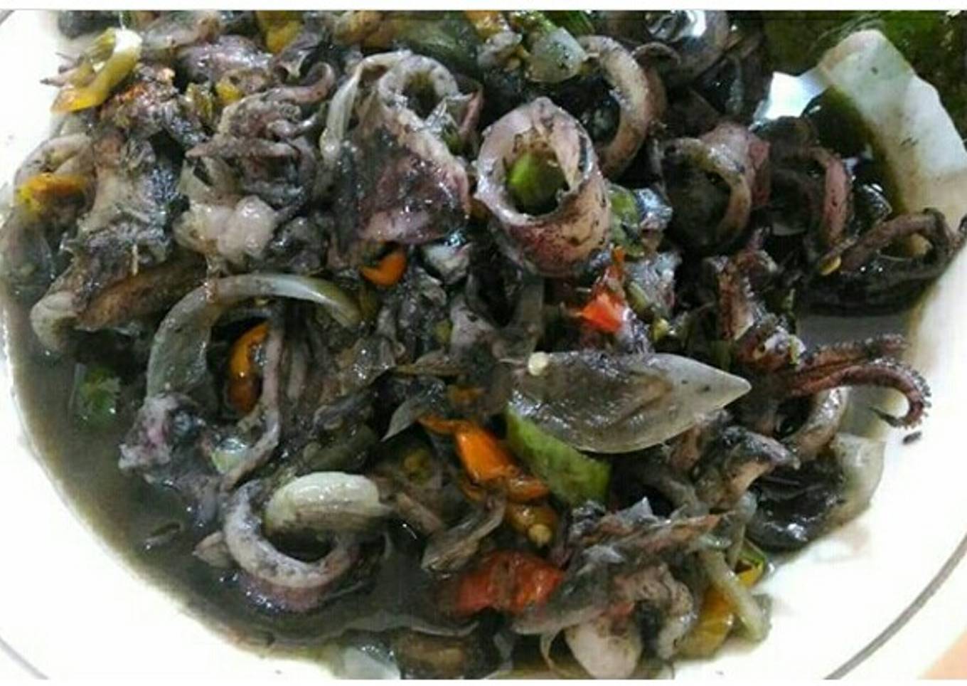 Sos tiram dengan sotong