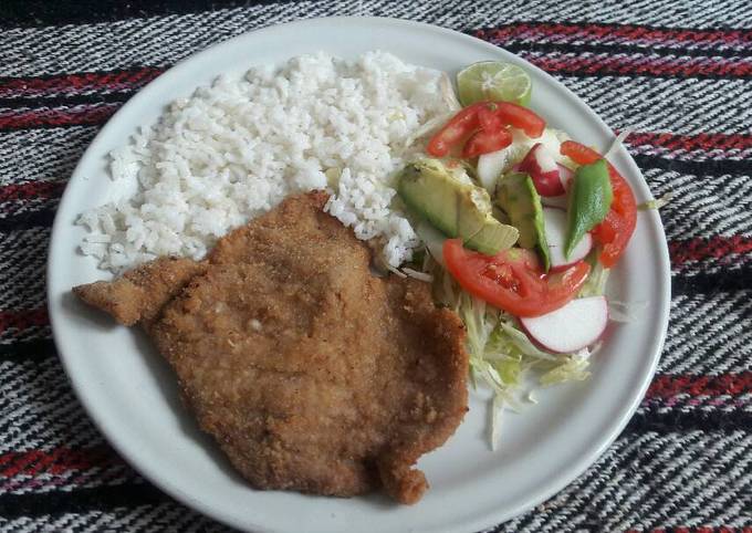 Milanesa de puerco Receta de Norma Matiano- Cookpad