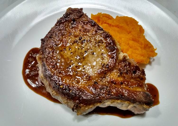 Recipe of Ultimate Pork chops with pan sauce