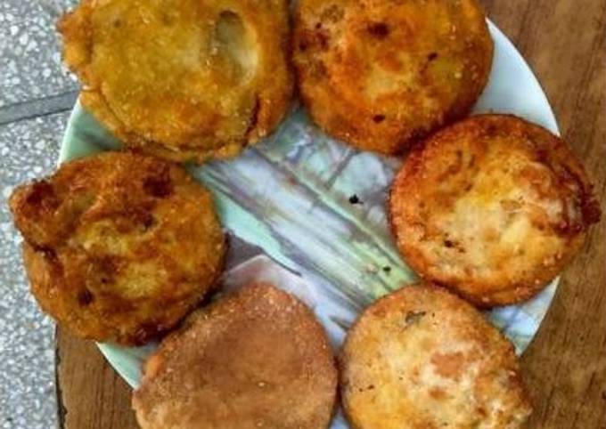 Chicken egg cheesy kabab