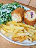 Rolled Chicken Cordon Bleu