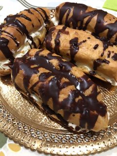 Una foto de Eclairs sin gluten