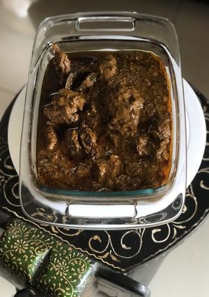 A picture of Mutton (Tender Goat Meat) Kala Bhuna.